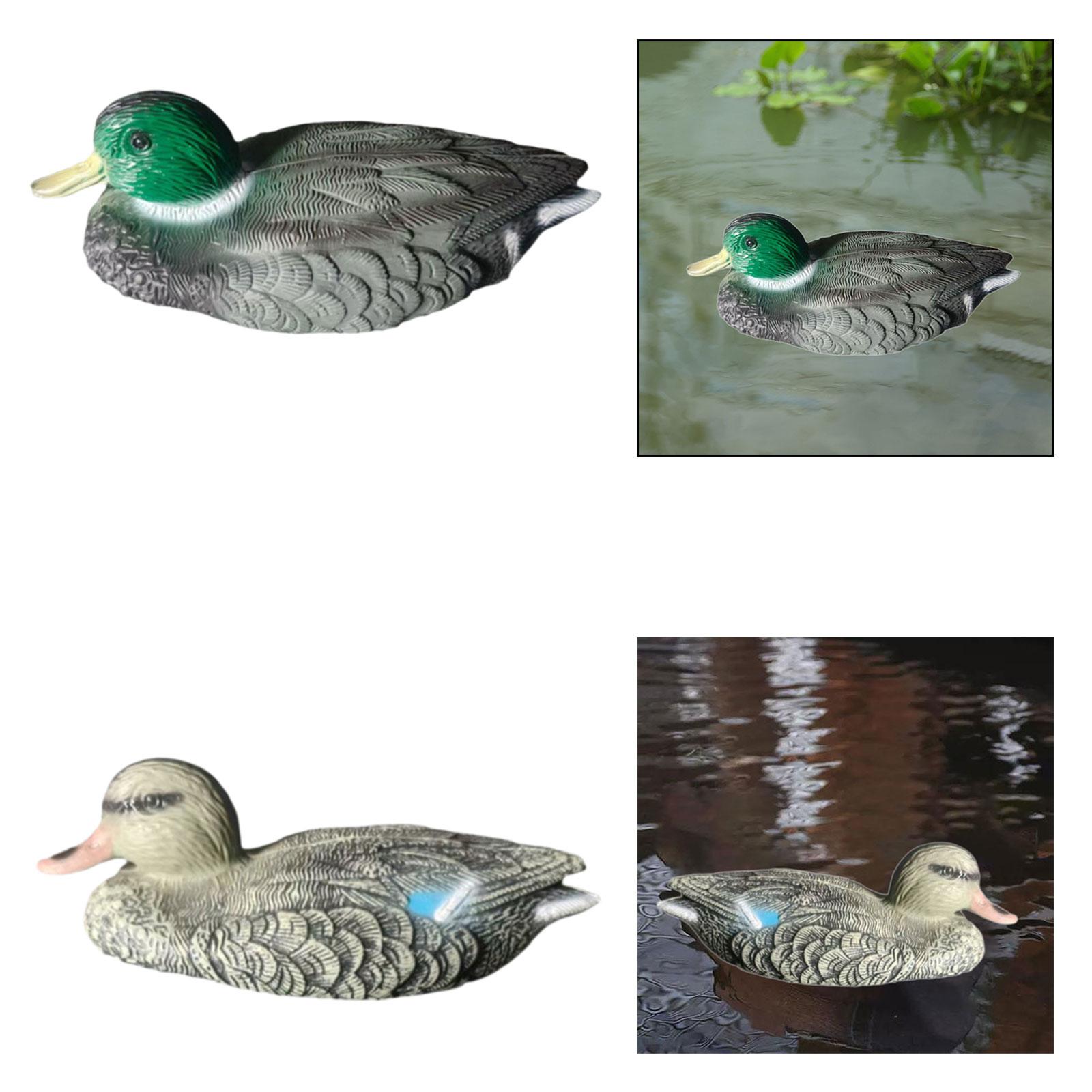 Outdoor Hunting Place - Floating Duck Decoy Realistic Fake, Decorative,