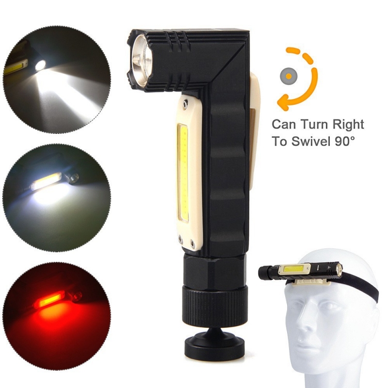 Headlamp Tactical Bright - Handfree Tactical Flashlight Dual Fuel 90