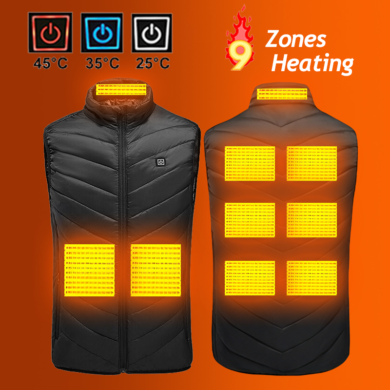 Outdoor Hunting Place - X-TIGER Winter 9 Places Heated Jacket