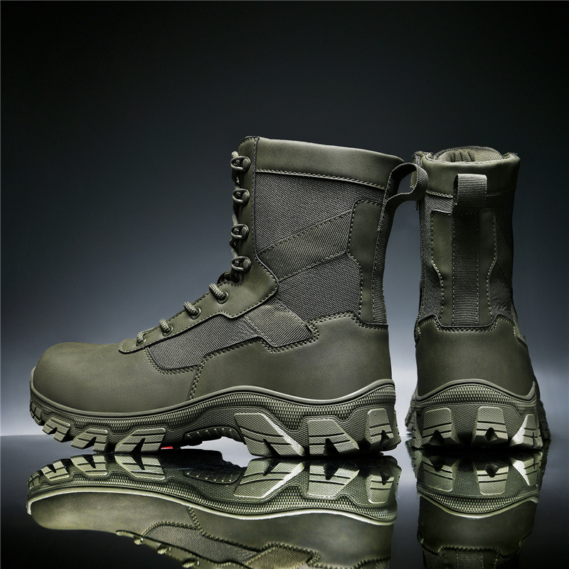 Hunting Outdoor Boots - Men New Tactical Boots Outdoor Lace