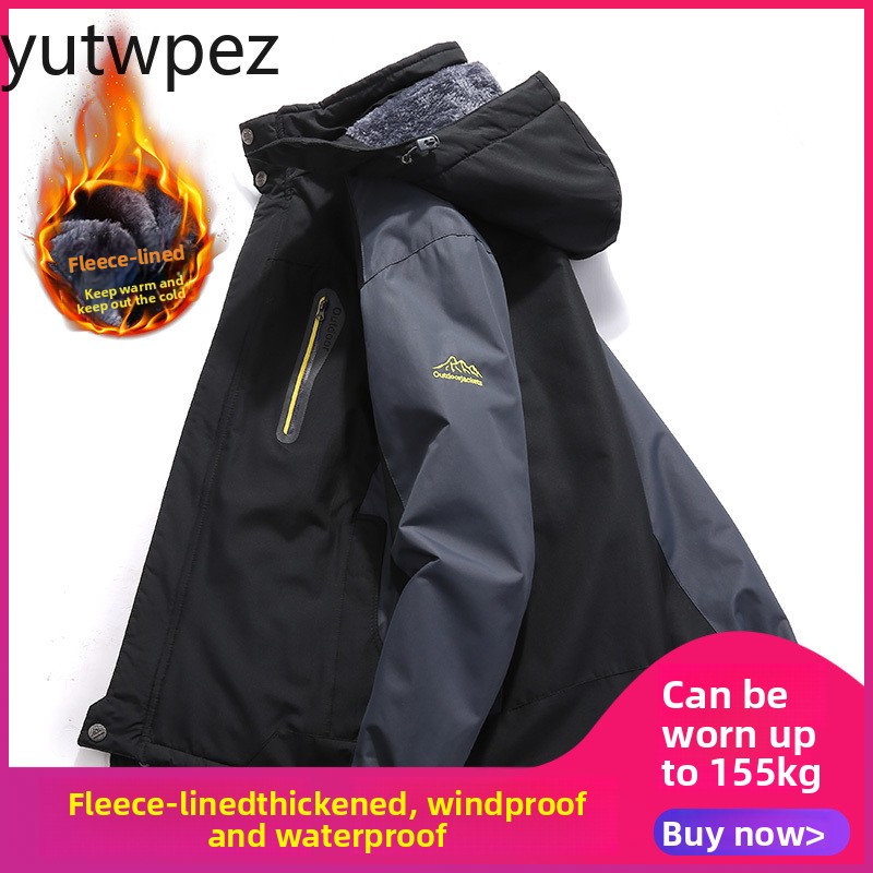 Outdoor Hunting Fleece - Winter Jacket Men Thick Warm Waterproof