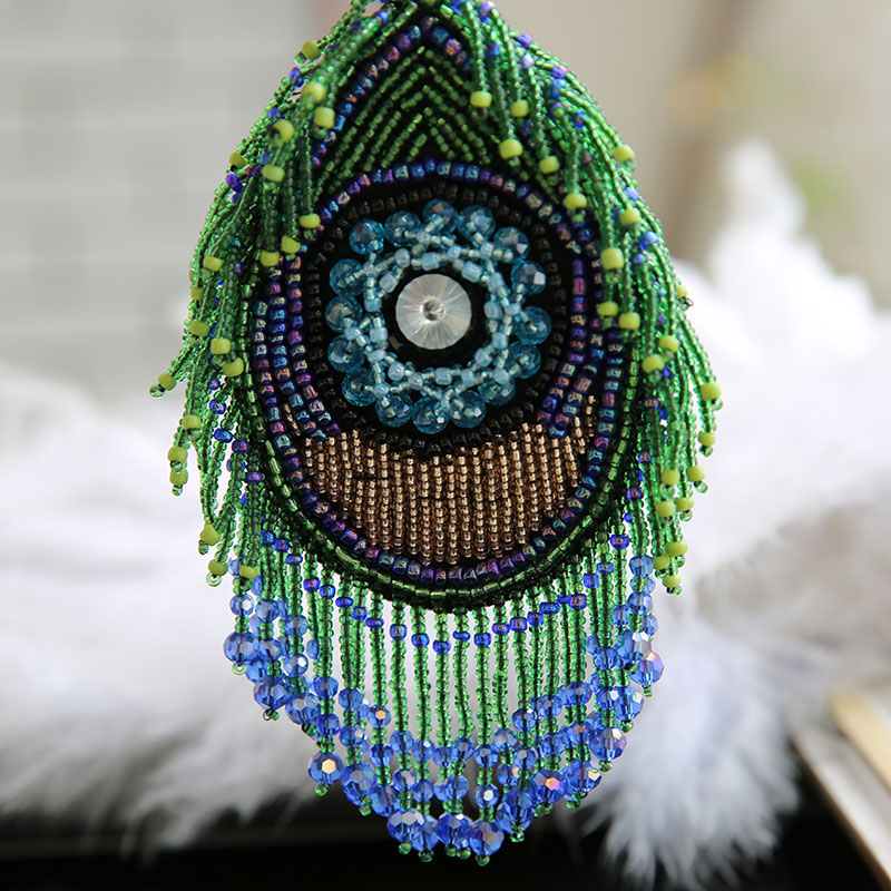 Beaded fringe eyes patches fas - Hunting Blind Fabric 评论和价格