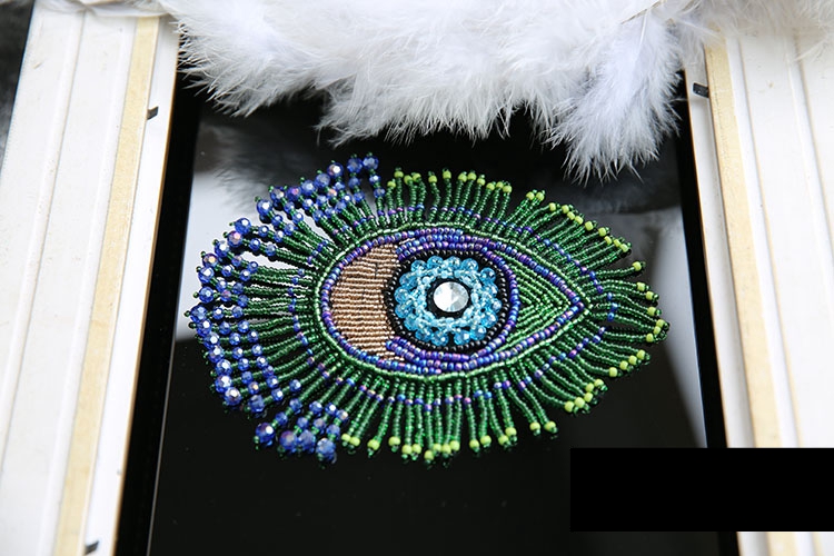 Beaded fringe eyes patches fas - Hunting Blind Fabric 评论和价格