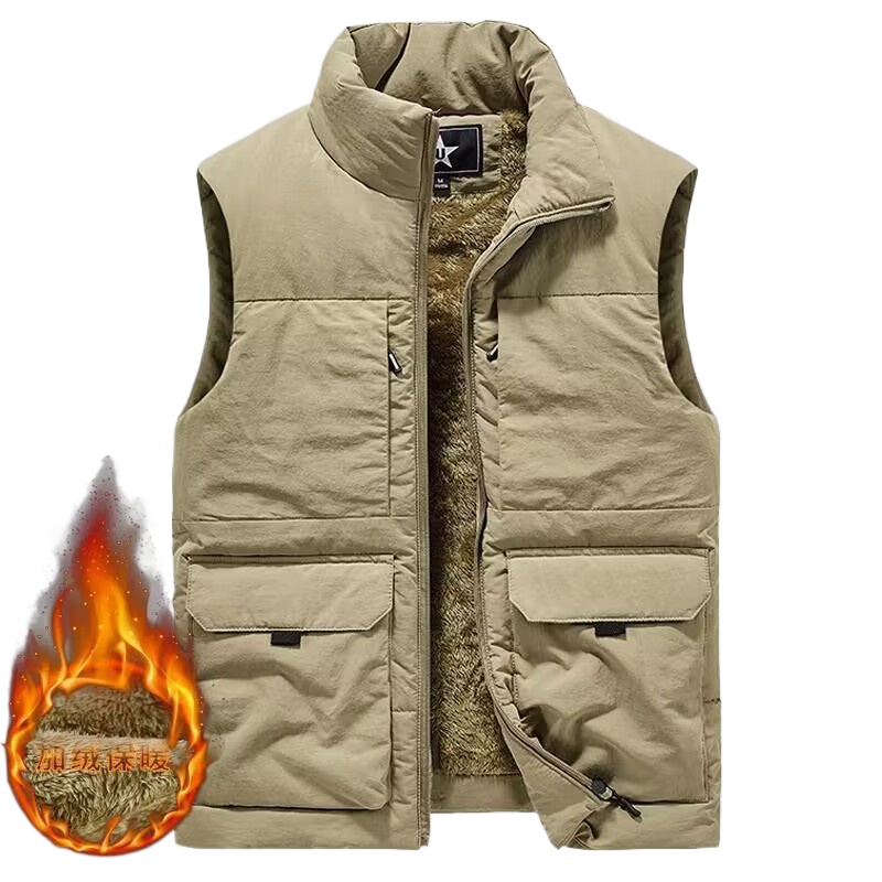 Winter Men's Cargo Hunting Ves - Outdoor Hunting Fleece 评论和价格