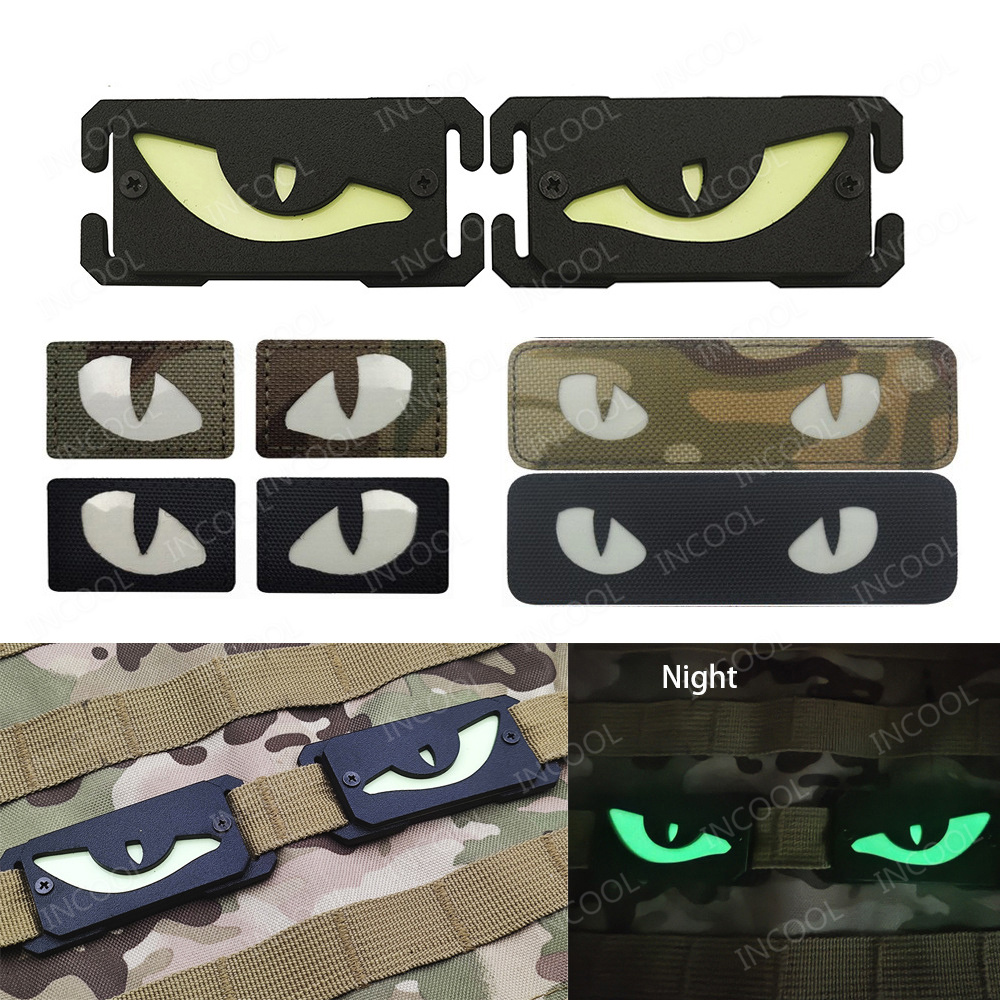 Cat Eyes Glow In Dark Patches  - Hunting Blind Fabric 评论和价格
