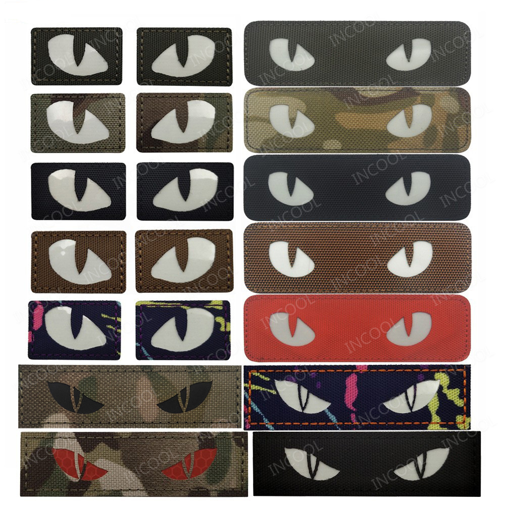 Cat Eyes Glow In Dark Patches  - Hunting Blind Fabric 评论和价格