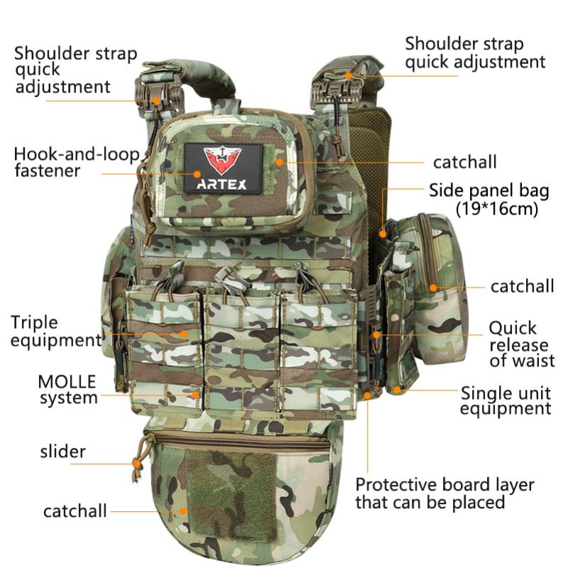 Tactical Vest 6094 Fast detach - Hunting Outdoor Gear 评论和价格