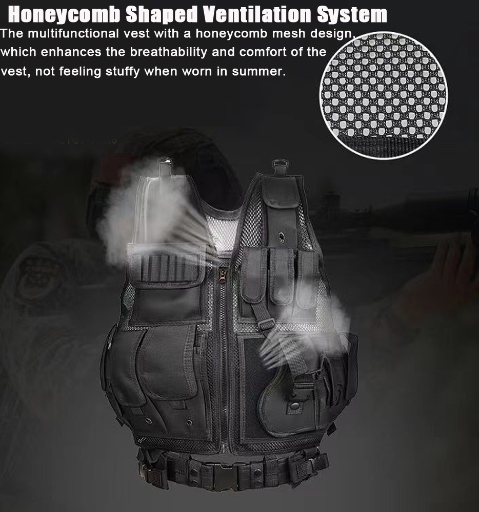 Adjustable Molle Tactical Vest - Outdoor Hunting Fleece 评论和价格