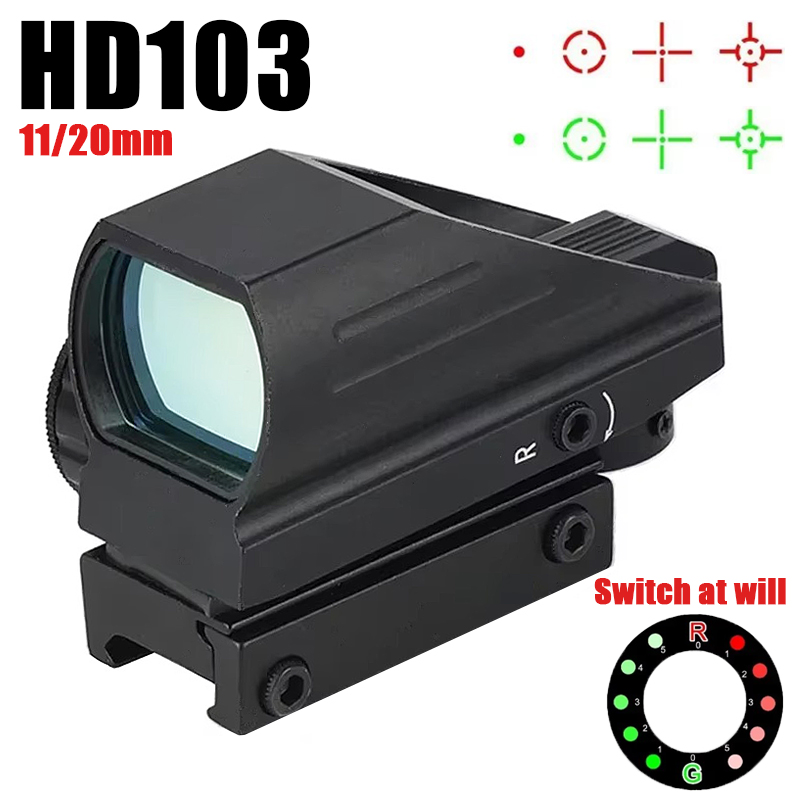 Tactical HD103 Red Green Dot 4 - Outdoor Hunting Range 评论和价格