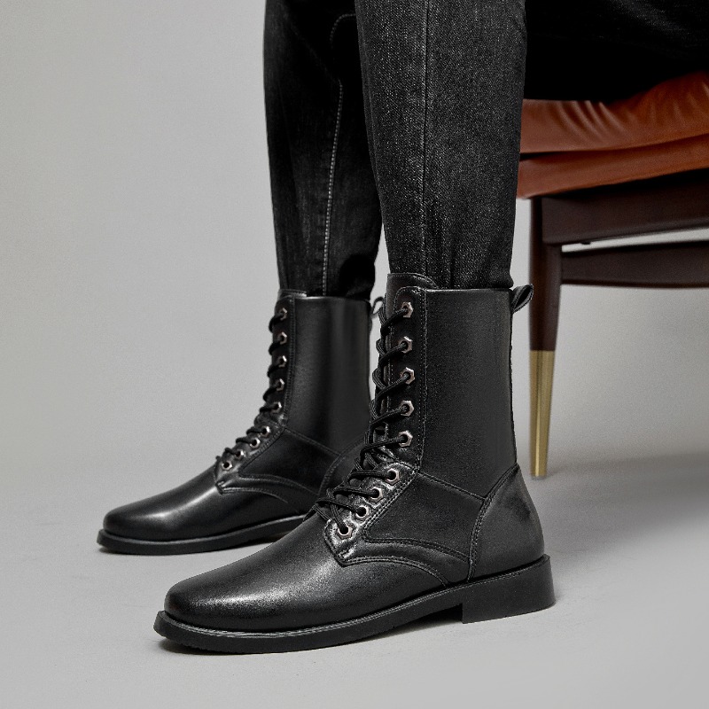 High-top Leather Boots Outdoor - Hunting Outdoor Boots 评论和价格