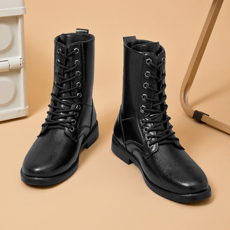 High-top Leather Boots Outdoor - Hunting Outdoor Boots 评论和价格