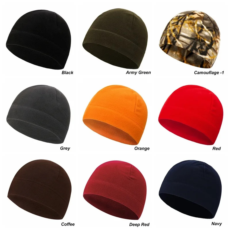 1/3Pcs Fleece Hat Tactical Win - Outdoor Hunting Fleece 评论和价格
