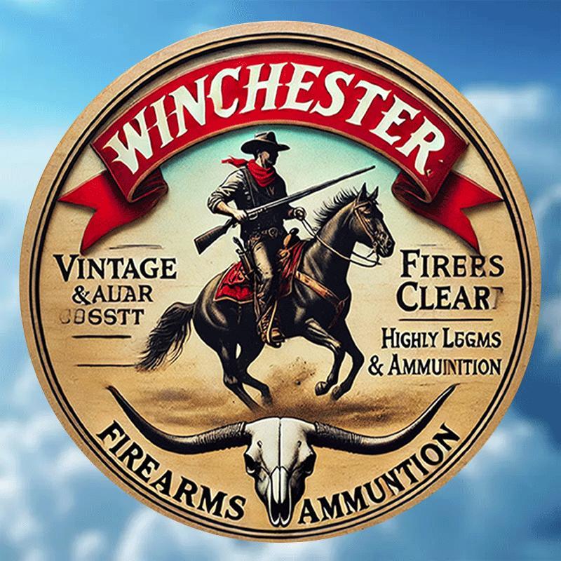 Winchester vintage round metal - Outdoor Hunting Events 评论和价格