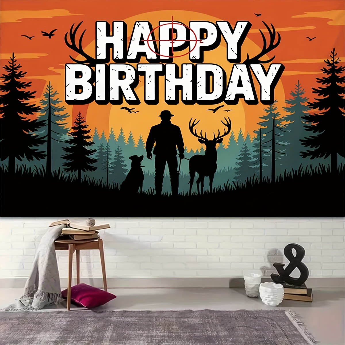 Hunting Birthday Theme Pattern - Outdoor Hunting Events 评论和价格