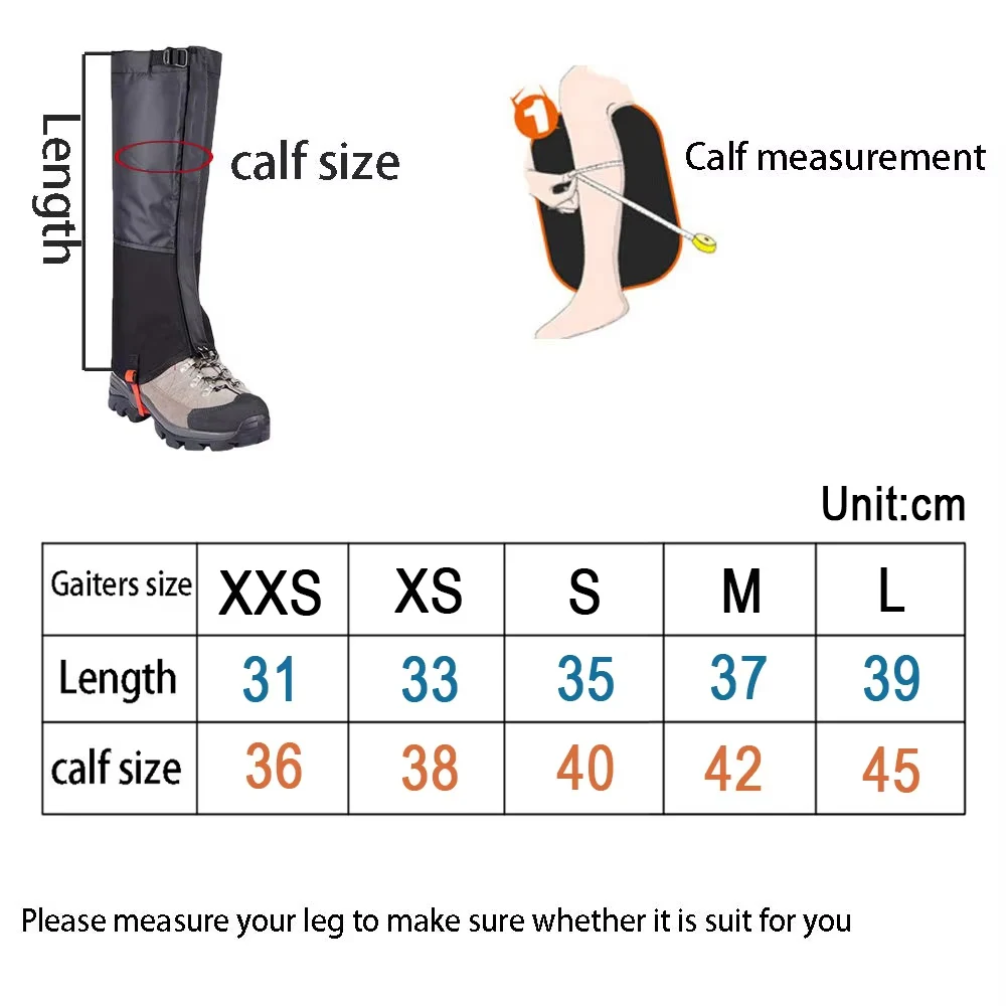 Waterproof Snow Leg Gaiters Hi - Hunting Outdoor Boots 评论和价格