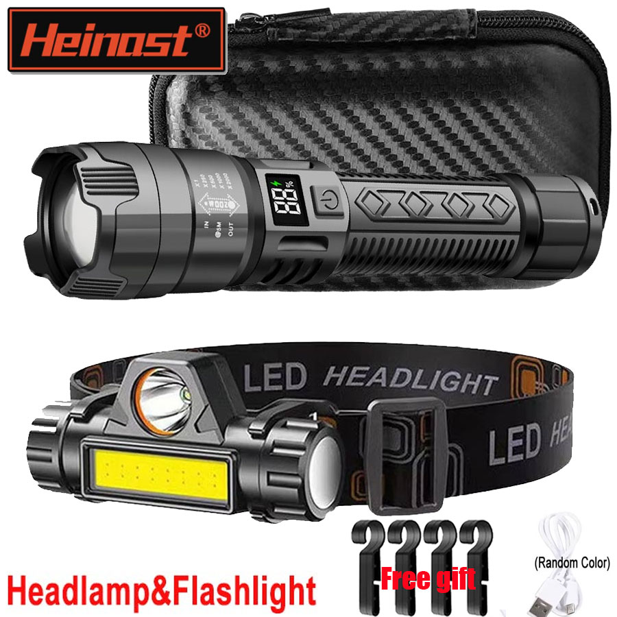 High Strong Power Led Flashlig - Headlamp Tactical Bright 评论和价格