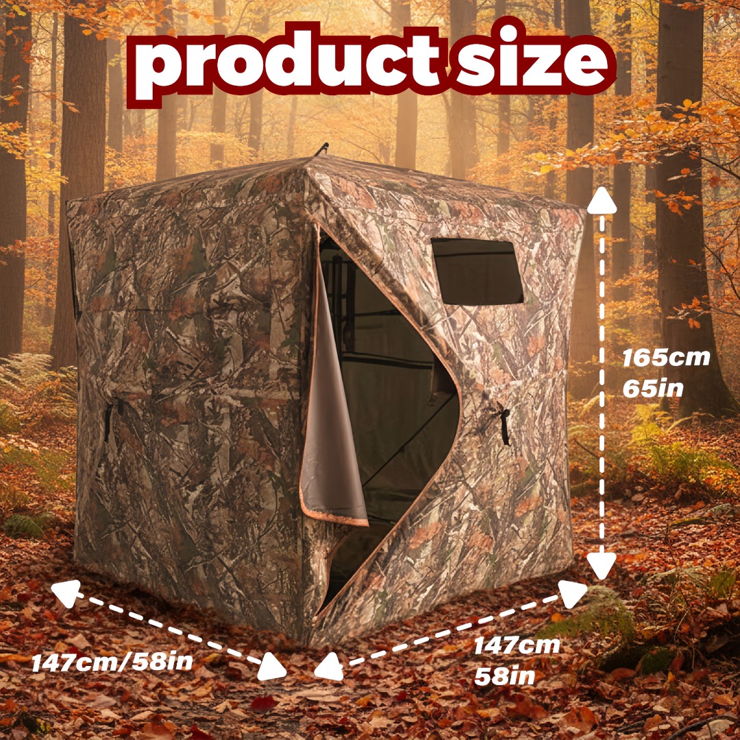 Camouflage Pop-Up Hunting Blin - Outdoor Hunting Blinds 评论和价格