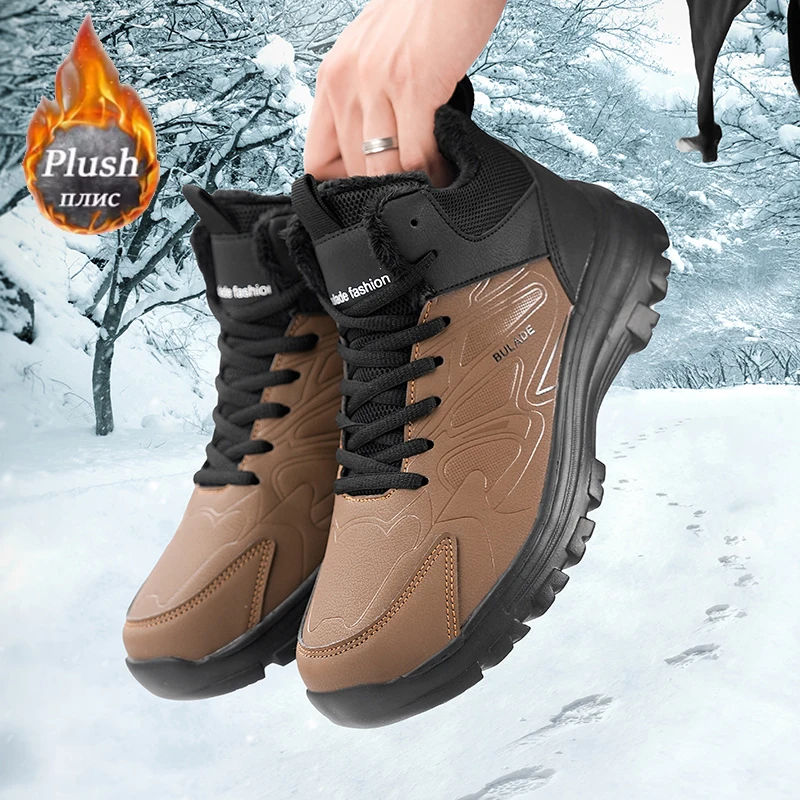 ELUVA Men Snow Boots Waterproo - Hunting Outdoor Boots 评论和价格
