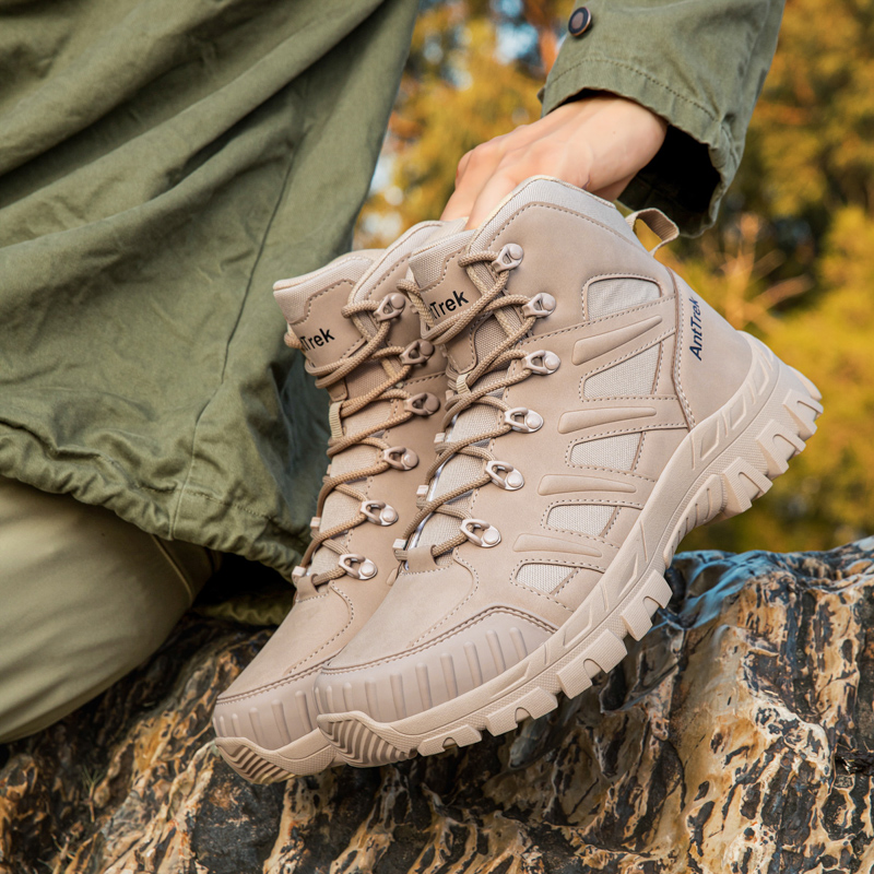 Men Tactical Boots Waterproof  - Hunting Outdoor Boots 评论和价格