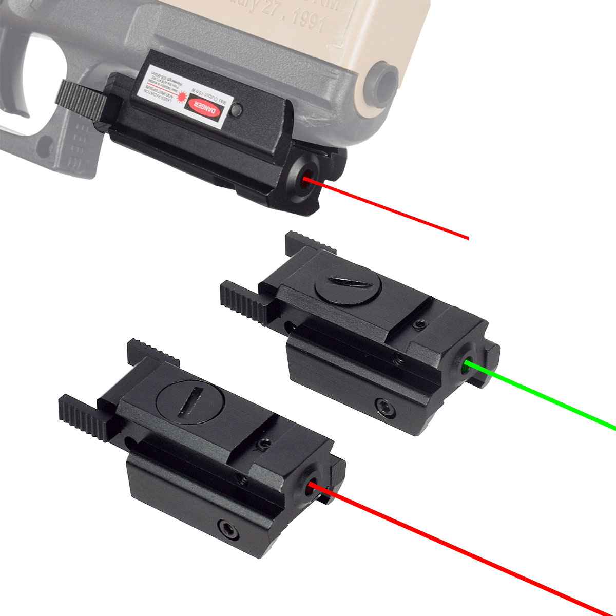 Tactical Red Green Dot Laser S - Outdoor Hunting Range 评论和价格