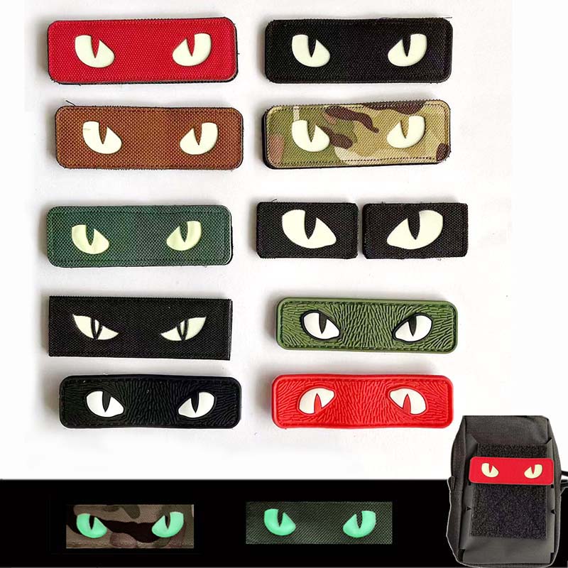 Cat Tiger Eyes,Evil Eye Badge  - Hunting Blind Fabric 评论和价格
