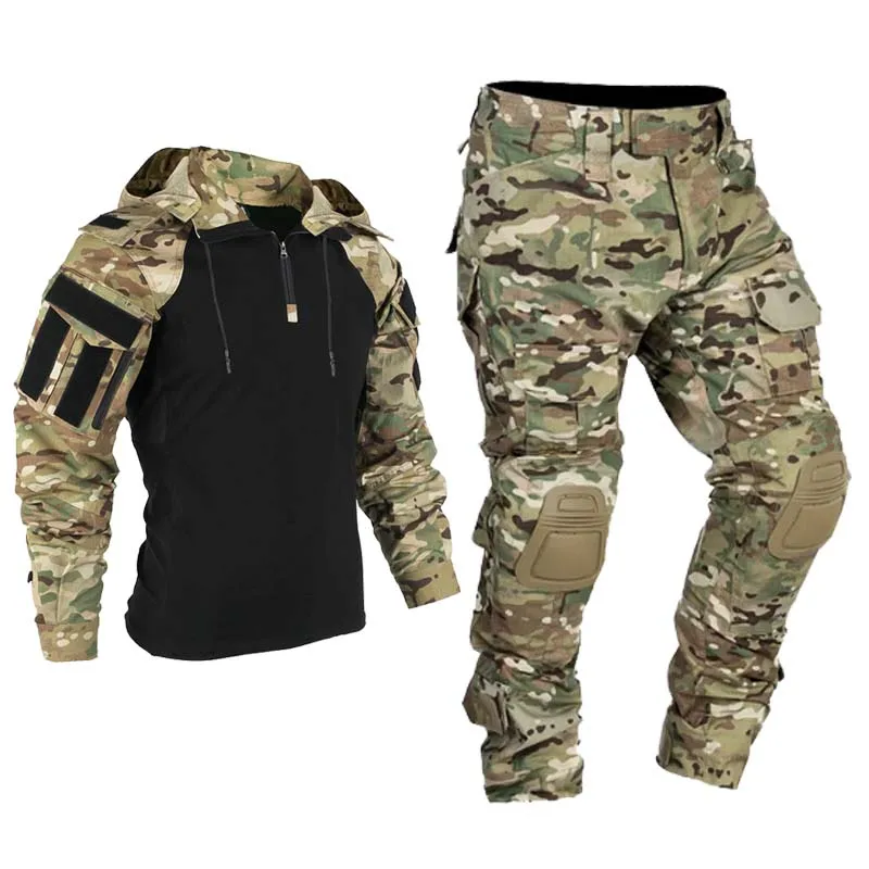 Men Tactical Uniform Milit Out - Outdoor Hunting Hoodie 评论和价格