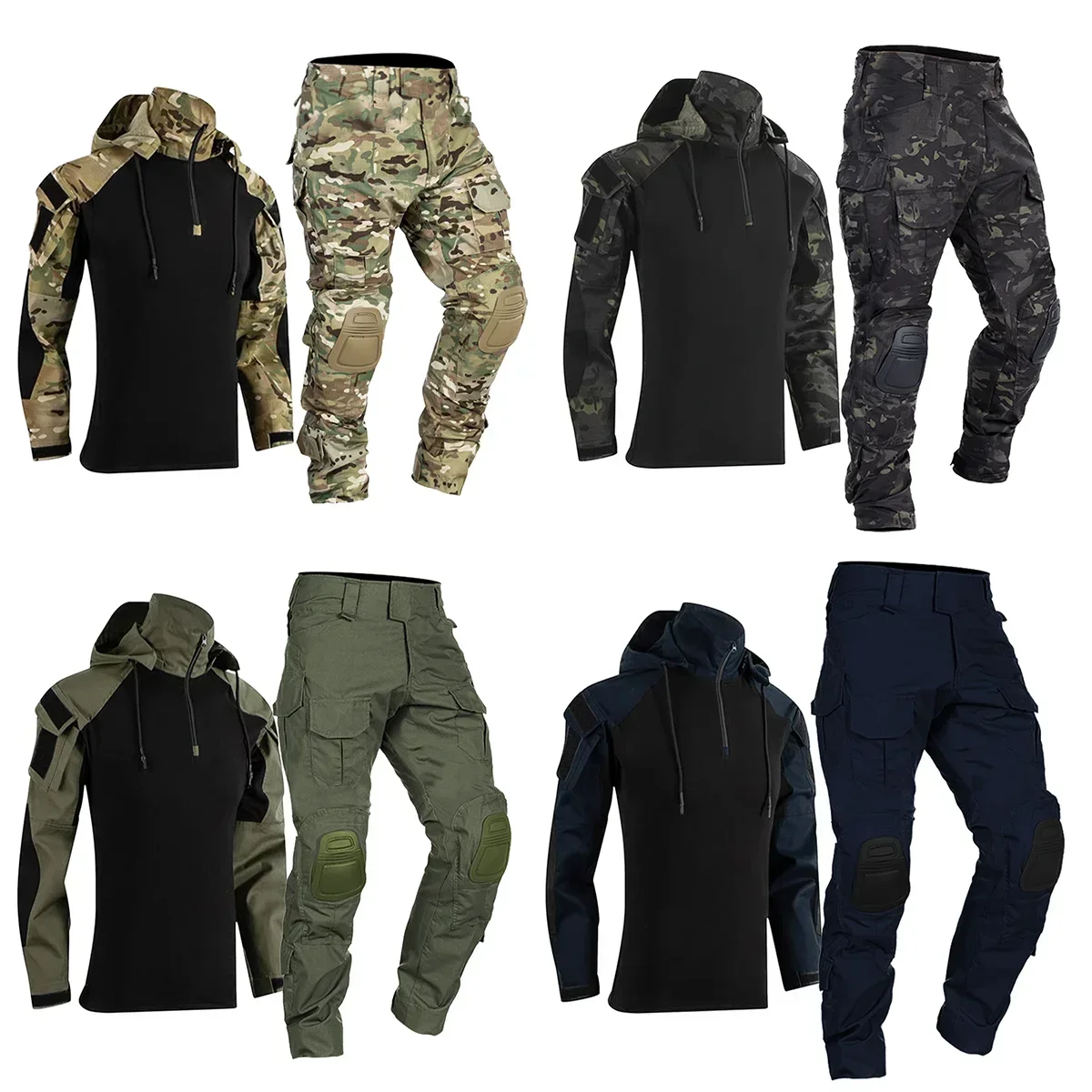 Men Tactical Uniform Milit Out - Outdoor Hunting Hoodie 评论和价格