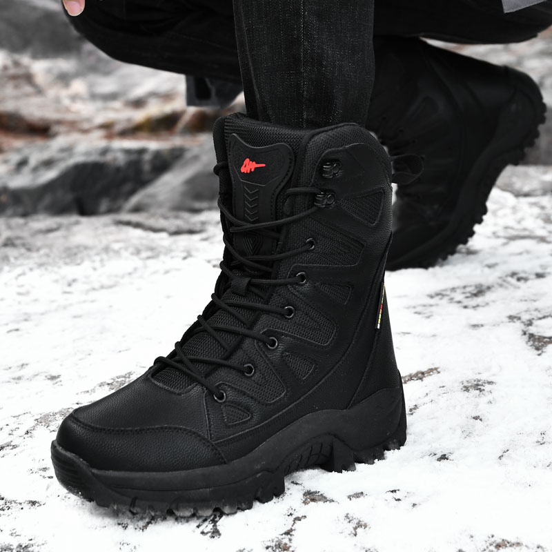 Men Motorcycle Tactical Boots  - Hunting Outdoor Boots 评论和价格
