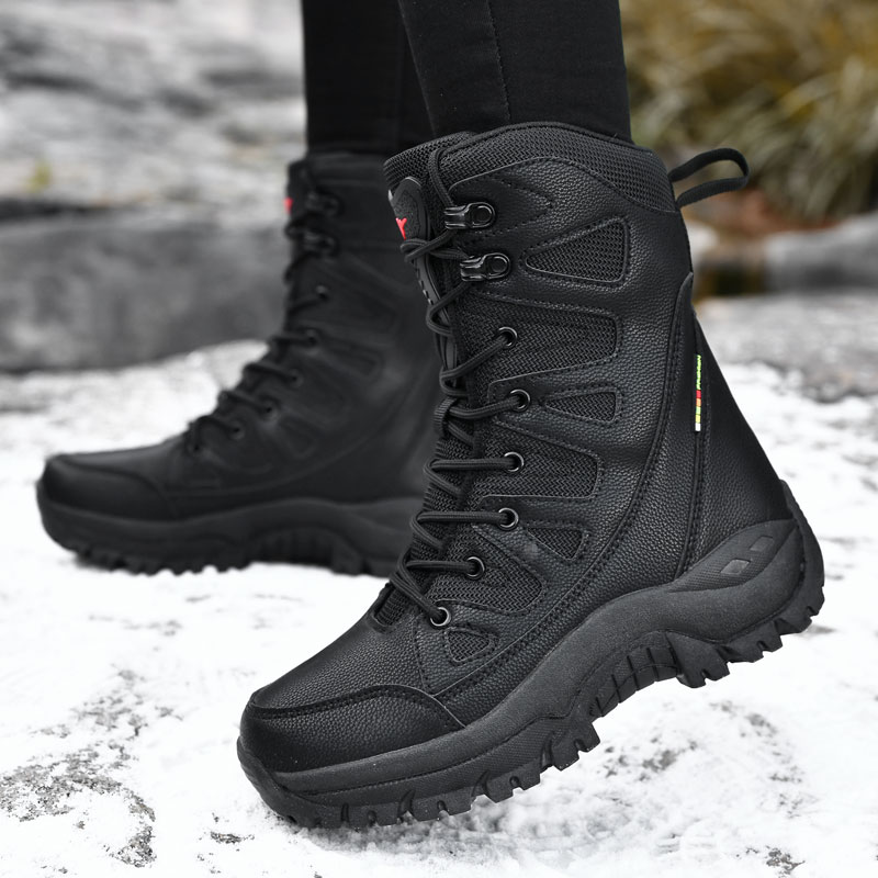 Men Motorcycle Tactical Boots  - Hunting Outdoor Boots 评论和价格