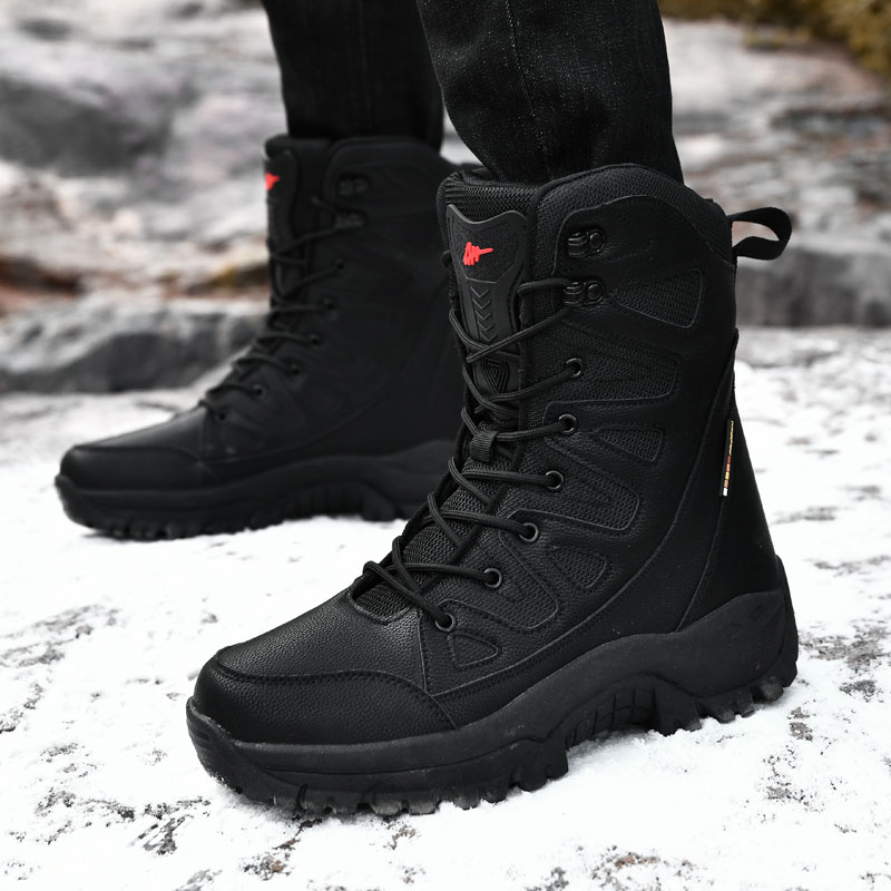 Men Motorcycle Tactical Boots  - Hunting Outdoor Boots 评论和价格